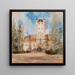 Castillo de Greillenstein - Anton Romako — cuadro enmarcado en la pared