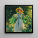 Chemin de fleurs - Charles Courtney Curran — framed artwork on a wall