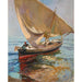 Reproducción del cuadro Camino de la pesca, Valencia - Joaquín Sorolla