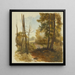 Camino forestal - Jan Nowopack — cuadro enmarcado en la pared