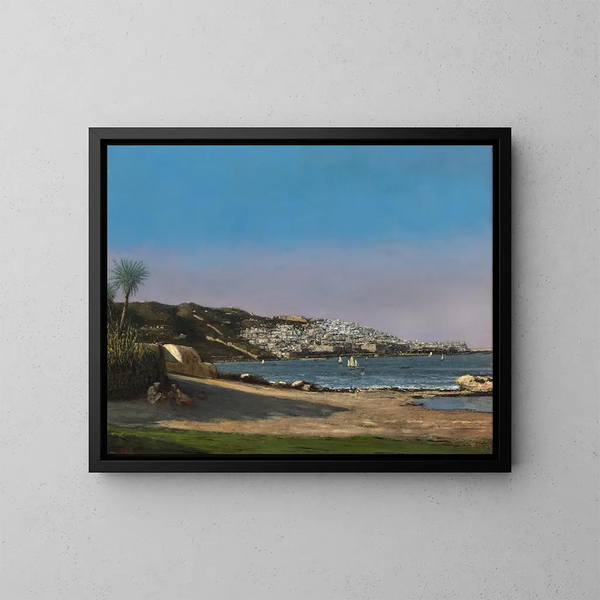 Baie d'Alger - Cherubino Pat — cuadro enmarcado en la pared