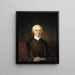 Charles Carroll de Carrollton - Chester Harding — framed artwork on a wall