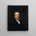 Self-portrait painting - Chester Harding — framed artwork on a wall