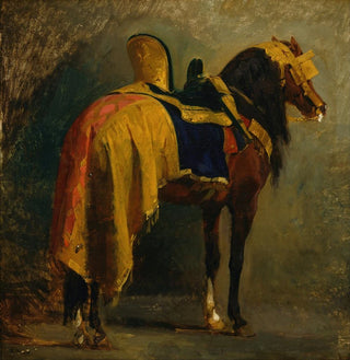 Cheval caparaçonné - Isidore Pils