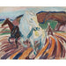 Reproducción del cuadro Caballos en arado - Edvard Munch