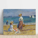 Reproducción del cuadro Números en la playa - Pierre-Auguste Renoir