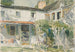 la parte trasera de la vieja casa - Childe Hassam | Cuadro — vista de la obra