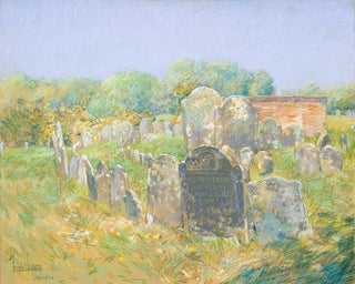 Childe Hassam - Colonial Graveyard at Lexington.webp