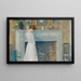 In the old house - Childe Hassam — framed artwork on a wall