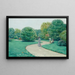 Parque Monceau París - Childe Hassam — cuadro enmarcado en la pared