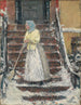 Balayage de la neige - Childe Hassam — vista de la obra