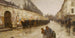 Una tormenta en la calle Bonaparte - Childe Hassam — vista de la obra
