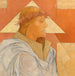 Cristo con corona de espinas y halo triangular - Aloys Wach — vista de la obra