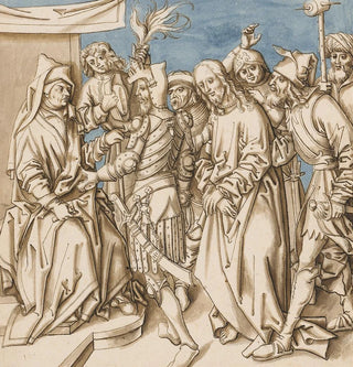 Christ devant Caïphe - Cercle de Hans Holbein l'Ancien