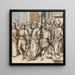 Christ before Pilate - Circle of Hans Holbein the Elder — framed artwork on a wall