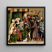 Christ before Pilate - The wings of the altar of Wurzach at the top right - Hans Multscher — framed artwork on a wall