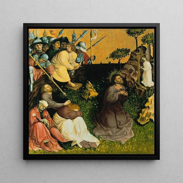 Christ sur le mont des Oliviers, retable de Wurzach - Hans Multscher