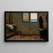 La habitación de un pescador - Christen Dalsgaard — cuadro enmarcado en la pared