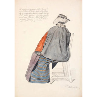 Christen Dalsgaard - Siddende kone set fra ryggen.webp