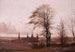 paisaje de otoño, castillo de Frederiksborg a medio camino - Christen Købke — vista de la obra