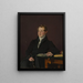 Dr. Johann Henning Kjetil Hjardemaal - Christen Købke — cuadro enmarcado en la pared