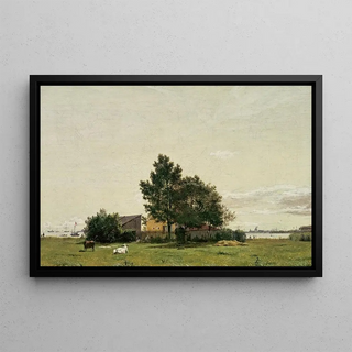 Christen Kbke - Section near the Lime Kiln with a View towards Copenhagen.webp