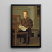 Reproducción del cuadro El hijo del pintor CW Eckersberg, Julius, en el taller de su padre - Christen Købke