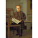 Reproducción del cuadro El hijo del pintor CW Eckersberg, Julius, en el taller de su padre - Christen Købke