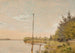 Vista desde Dosseringen cerca del lago Sortedam en dirección a Nørrebro, Estudio - Christen Købke — vista de la obra
