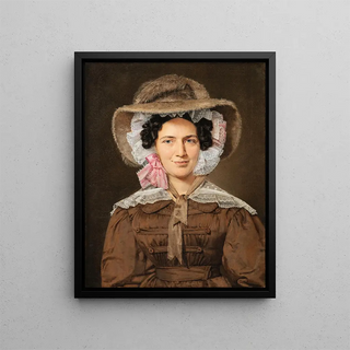 Christian Albrecht Jensen - Portrait Of Baroness Christine Stampe Nee Dalgas.webp