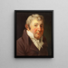 Autorretrato - Christian August Lorentzen — cuadro enmarcado en la pared