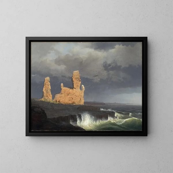 La costa islandesa - Christian Ezdorf — cuadro enmarcado en la pared
