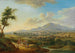 Un paisaje fluvial vallonné con comerciantes y pescadores - Christian Georg Schütz l'Ancien — vista de la obra