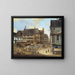 Le Liebfrauenberg à Francfort - Christian Georg Schütz l'Ancien — framed artwork on a wall