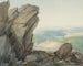 Vista desde Feldberg Taunus hacia Reifenberg - Christian Georg Schütz l'Ancien — vista de la obra