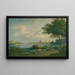 Vista de Dresde - Christian Gottlieb Hammer — cuadro enmarcado en la pared