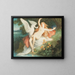 Leda and the Swan - Christian Griepenkerl — framed artwork on a wall