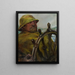 At the helm - Christian Krohg — framed artwork on a wall
