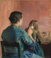 Tresser sus cabellos - Christian Krohg — vista de la obra