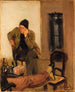 Charles Lundh en conversación con Christian Krohg - Christian Krohg — vista de la obra