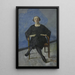 Naima Wifstrand la actriz - Christian Krohg — cuadro enmarcado en la pared