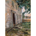 Reproduction of the painting Old house in Brekkest - Christian Krohg
