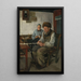 Reproduction of the painting The net mender - Christian Krohg