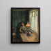 Fatigued Painting - Christian Krohg — framed artwork on a wall