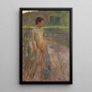 Christian Landenberger - Badender Bub an der Donau.webp
