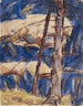 Coníferas desnudas - Christian Rohlfs — vista de la obra