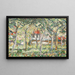Garden in Soest - Christian Rohlfs — framed artwork on a wall