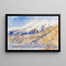Ghiridone en invierno - Christian Rohlfs — cuadro enmarcado en la pared