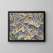 Granithuser Arcegno - Christian Rohlfs — cuadro enmarcado en la pared