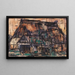 House in Soest - Christian Rohlfs — framed artwork on a wall